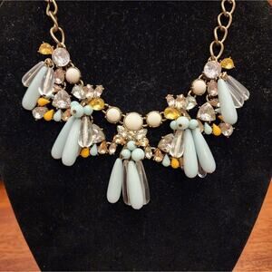 SUGARFIX  jeweled statement‎ bibb choker necklace